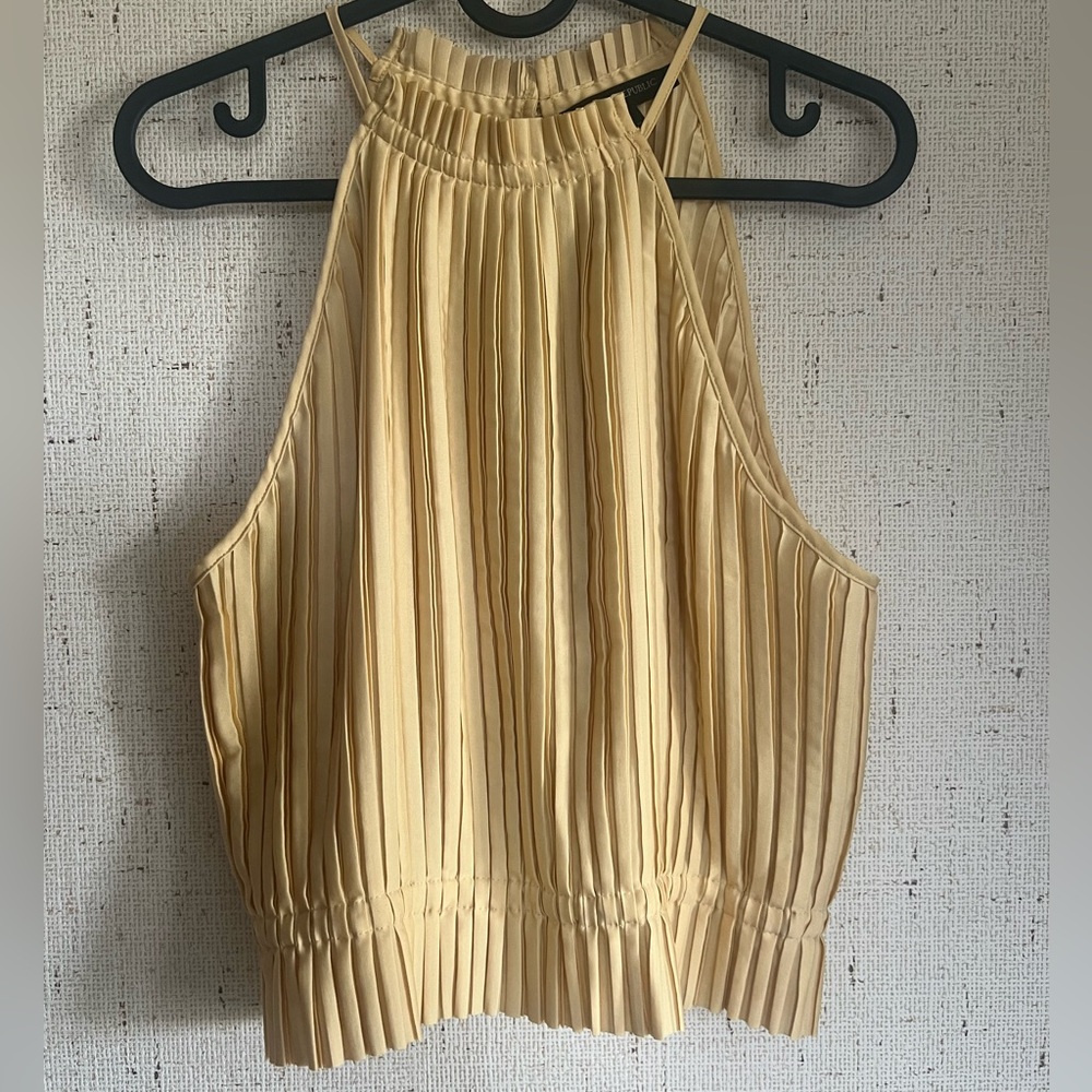 Banana Republic Pleated Halter Top